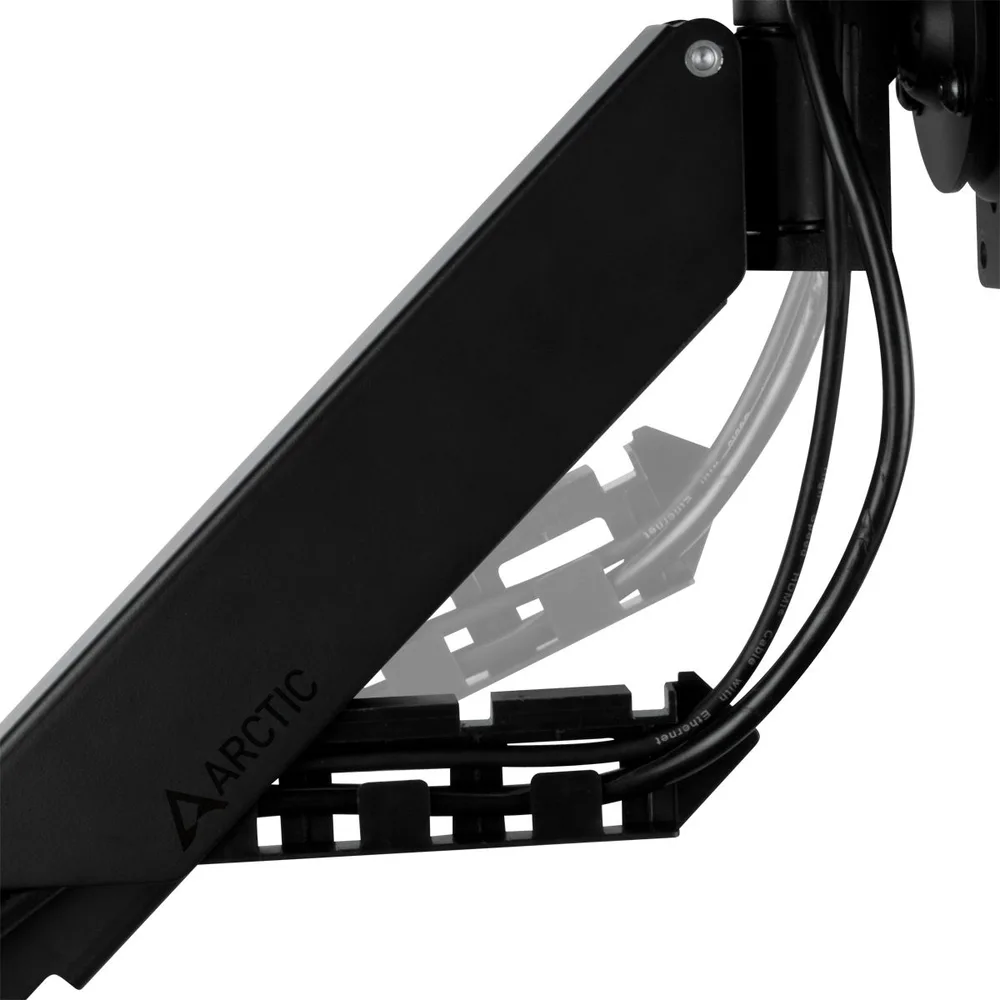 Arctic X1-3D - Single Monitor arm with complete 3D movement in black colour — εικόνα 3