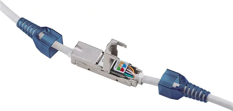 GOOBAY σύνδεσμος καλωδίων CAT 6A 79579, STP, toolfree — εικόνα 2