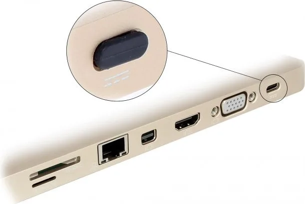 DELOCK κάλυμμα προστασίας για θύρα USB-C 64014, μαύρο, 10τμχ — εικόνα 2