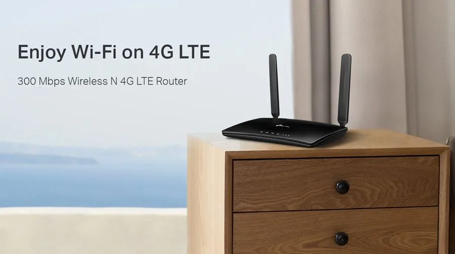 TP-LINK router TL-MR6400, 4G LTE, WiFi 300Mbps, V7.20 — εικόνα 6