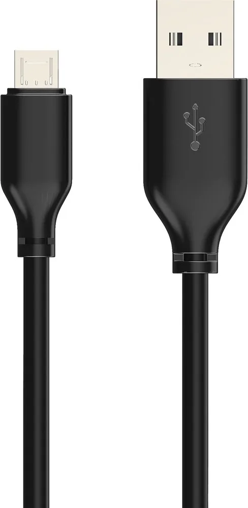 CABLETIME καλώδιο micro USB σε USB CT-C165-05G, 2.4A, 480Mbps, 0.25m, μαύρο — εικόνα 4