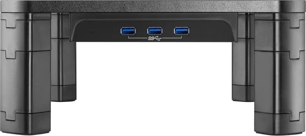BRATECK επιτραπέζια βάση AMS-7 για οθόνη 17-32", 3x USB 3.0, 20kg — εικόνα 3