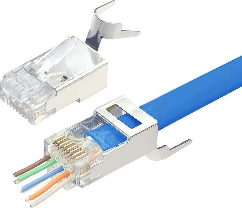 POWERTECH βύσμα RJ45 Cat 6a CAB-N286, copper, open type, 1.2mm, 10τμχ — εικόνα 2