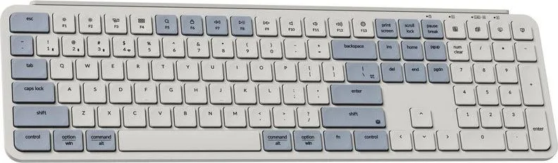 Keychron B6 Pro (B6P-K11) Ultraslim Wireless Keyboard ZMK Online customization - Retro Blue 100% US — εικόνα 2