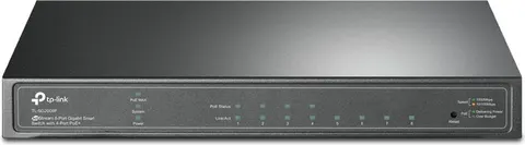 TP-LINK JetStream switch TL-SG2008P, 8-Port Gigabit, 4x PoE+, Ver. 3.0