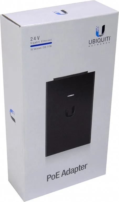UBIQUITI Gigabit PoE Adapter POE-24-12W-G, 24V, 0.5A 12W, με power cable — εικόνα 3