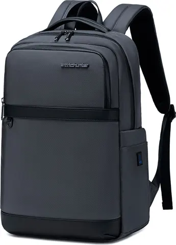 ARCTIC HUNTER τσάντα πλάτης B00670 με θήκη laptop 15.6", 15L, γκρι