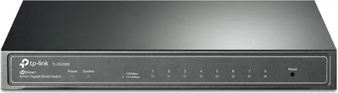 TP-LINK JetStream smart switch TL-SG2008, 8-Port Gigabit, Ver. 3.0