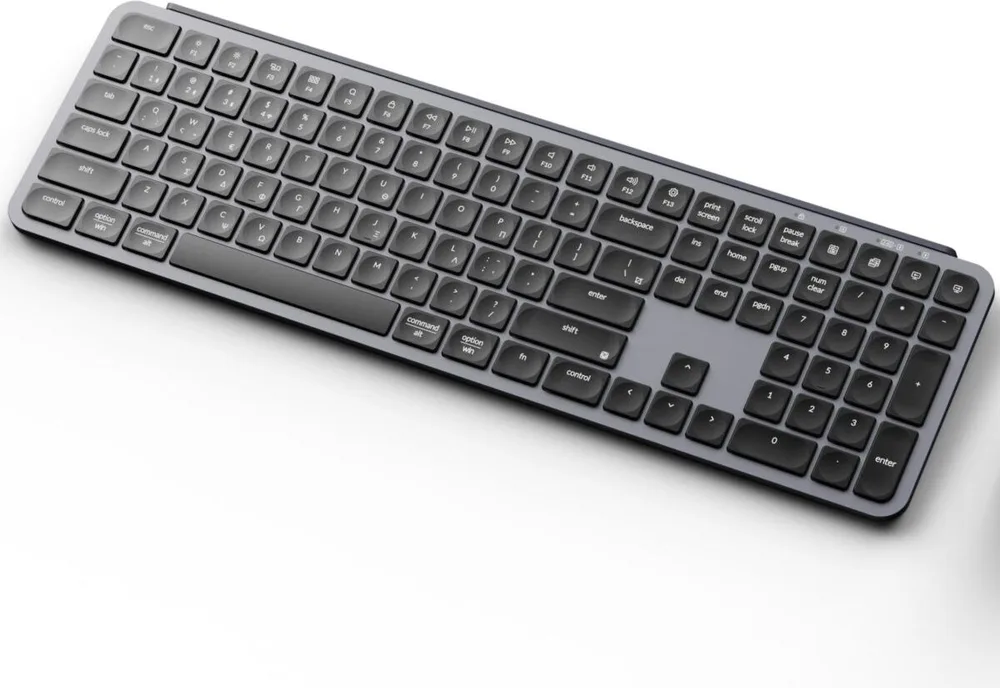 Keychron B6 Pro (B6P-K1-GR) Ultraslim Wireless BT Keyboard ZMK Online customization - Gray 100% GR — εικόνα 2