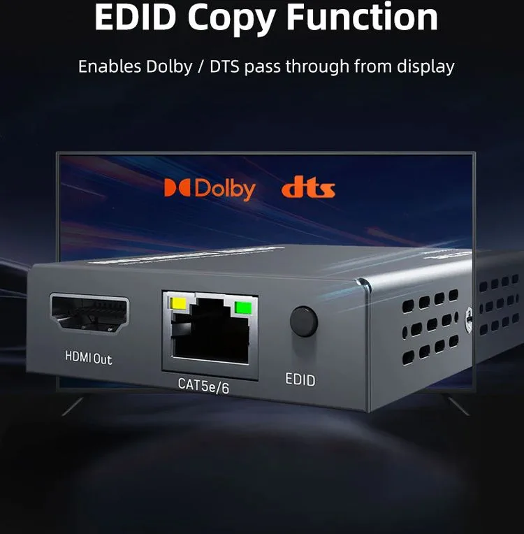 CABLETIME HDMI video extender CT-HEHD-FG60 μέσω καλωδίου RJ45, 1080p/60Hz, έως 60m — εικόνα 6