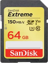 SanDisk Extreme SDXC 64GB Class 10 U3 V30 UHS-I