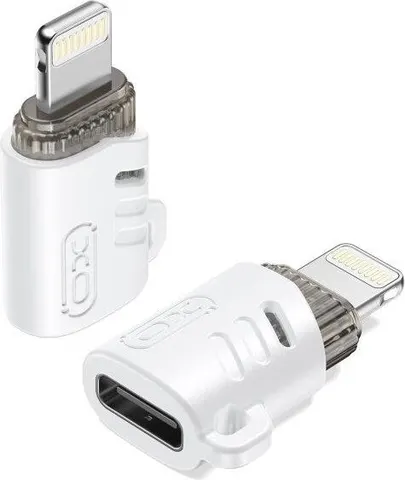 XO NB256E Type-C Female TO Lightning Male Adapter, λευκό