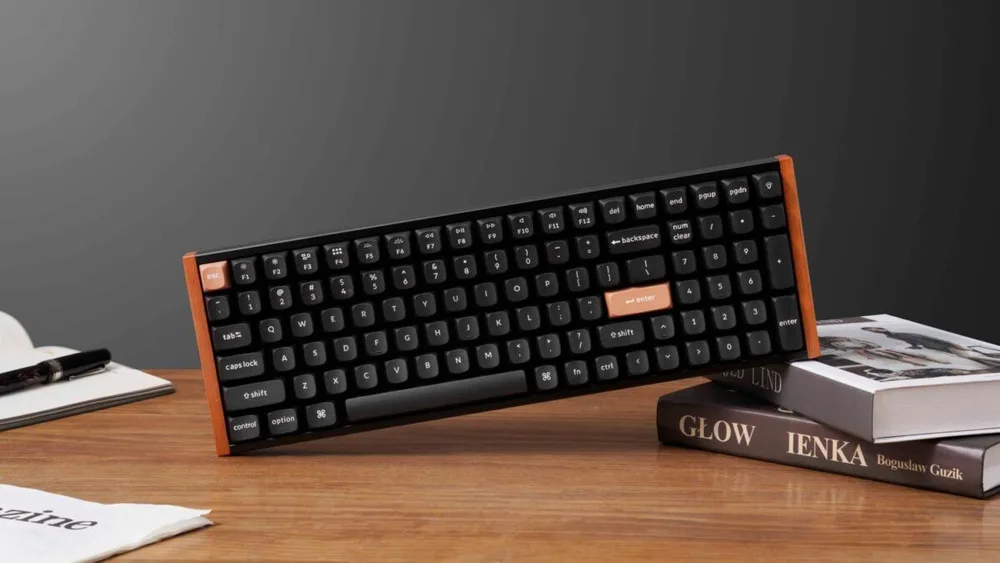 Keychron K4 HE (K4H-F1) Special Wood Edition Wireless Magnetic Hall Effect RGB Keyboard 96% US — εικόνα 3