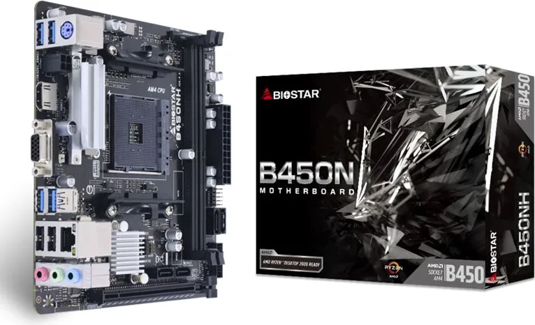 BIOSTAR μητρική B450NH, 2x DDR4, AM4, MiniITX, GbE LAN, Ver. 6.0 — εικόνα 4