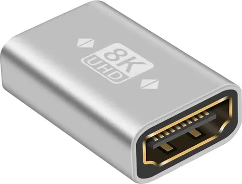 POWERTECH αντάπτορας HDMI 2.1 CAB-H161, θηλυκό, 8K/60Hz, γκρι