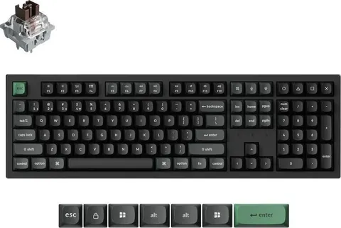 Keychron K10 Ultra (K10U-H3) ZMK Wireless 8K Mechanical Keyboard Brown Switch (Hot-Swap) 100% Us Lay