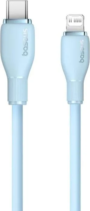 BASEUS Pudding, καλώδιο φόρτισης, Type-C ΣΕ Lightning, 2m, 20W, μπλε — εικόνα 3