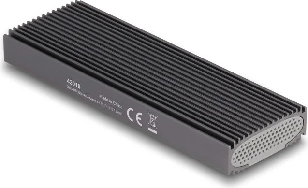 DELOCK θήκη για M.2 NVMe PCIe/SATA SSD 42019, tool free, 10Gbps, μαύρη — εικόνα 7
