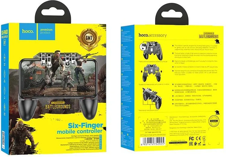 HOCO GM7 Eagle SIX Finger Game Controller — εικόνα 2