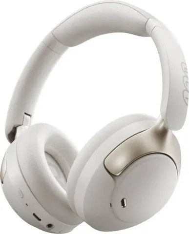 QCY H3 PRO Headset White Hi-Res Audio V5.4 Bluetooth ANC LDAC/AAC/SBC Call Noise Canc. 40mm drive