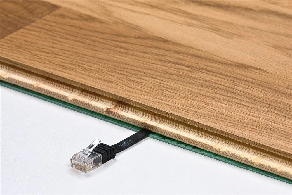 GOOBAY καλώδιο δικτύου 95381, CAT 6 U/UTP, flat, copper, 10m, μαύρο — εικόνα 2