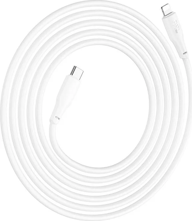 HOCO X93 καλώδιο φόρτισης και δεδομένων Force, Lightning, 1m, 20W, λευκό — εικόνα 2