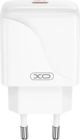 XO L141 φορτιστής 20W, 1 θύρα Type-C, ΛΕΥΚΟΣ