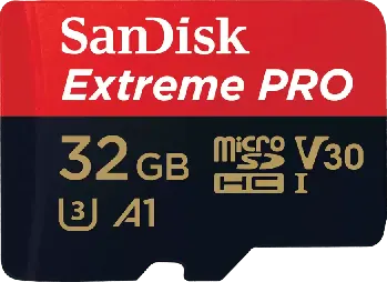 SanDisk Extreme Pro microSDHC 32GB Class 10 U3 V30 A1 UHS-I με αντάπτορα