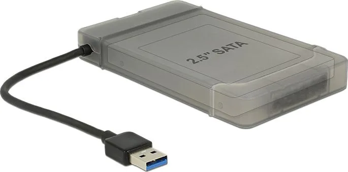DELOCK αντάπτορας USB σε SATA 62742 με θήκη για 2.5" HDD/SSD, 6Gbps — εικόνα 2