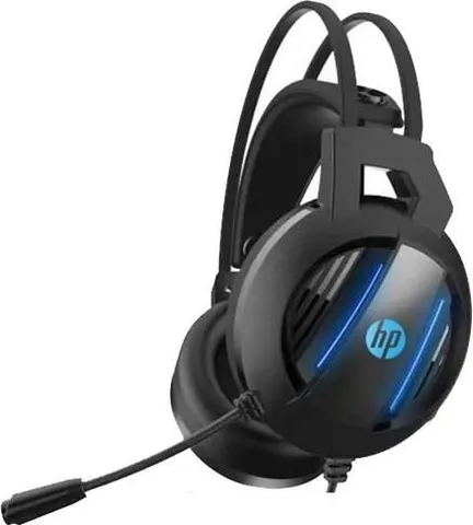 HP ακουστικά DHE-8001 USB+3.5 Headphone With LED