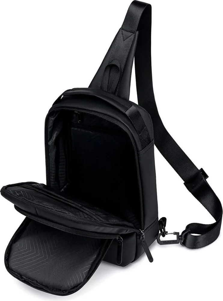 GOLDEN WOLF τσάντα Crossbody GXB00725, 4L, μαύρη — εικόνα 9