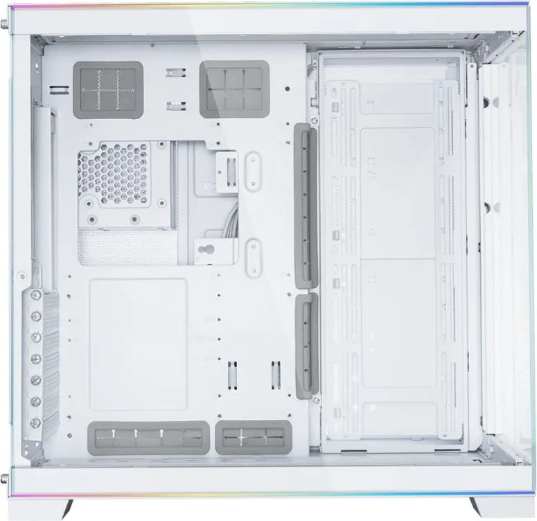 LIAN LI O11D EVO RGB White - White EATX(under 280mm)/ATX Columnless Tower PC Case — εικόνα 2
