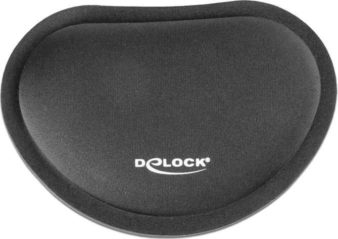 DELOCK στήριγμα καρπού για ποντίκι 12602, 25x115x165mm, μαύρο — εικόνα 3