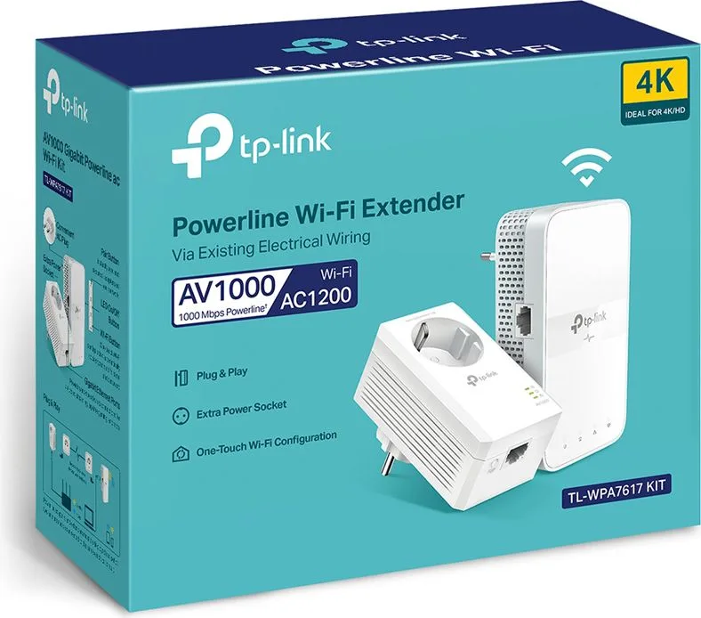 TP-LINK Powerline ac Wi-Fi Kit TL-WPA7617, AV1000 Gigabit, Ver. 1.0 — εικόνα 6