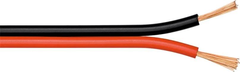 POWERTECH καλώδιο ήχου 2x 1.50mm² CAB-SP005, CCA, 10m, μαύρο & κόκκινο — εικόνα 2