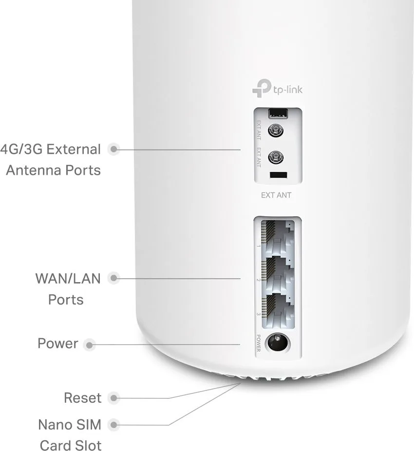 TP-LINK Whole Home Mesh WiFi 6 Deco X20-4G, 4G+ Cat6 AX1800, Ver. 1.0 — εικόνα 3