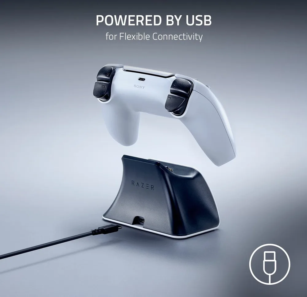 Razer Universal Quick Charging Stand for PlayStation 5 - White — εικόνα 7
