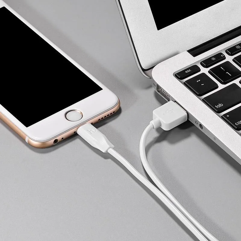HOCO X1 καλώδιο Lightning USB 1m, λευκό — εικόνα 2