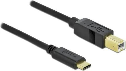 DELOCK καλώδιο USB-C σε USB Type B 83666, 480Mbps, 3m, μαύρο