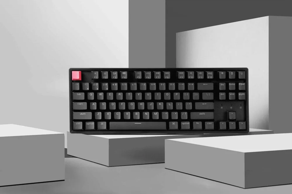 Keychron K8 V2 (K8X-J1) QMK Wireless Mechanical Keyboard Red Switch HotSwap RGB 80% US Lay Aluminum — εικόνα 3