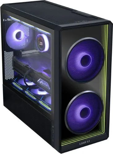 LIAN LI LANCOOL 217 INF Black – Infinity Mirror – ATX PC Case (3 FANS Included) 2 x 170mm,1 x 140mm — εικόνα 2
