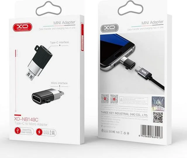 XO NB149-C αντάπτορας Type C TO Micro — εικόνα 2