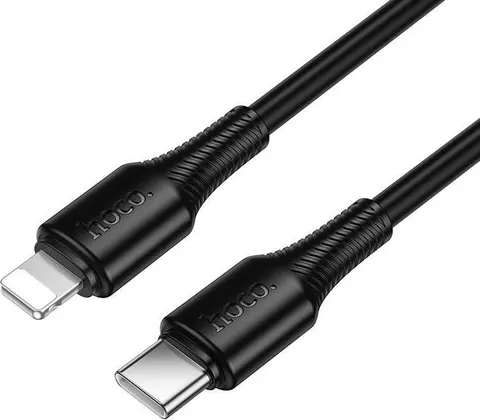 HOCO X120 Beneficio καλώδιο PD TO Lightning, 1m, 27W, μαύρο