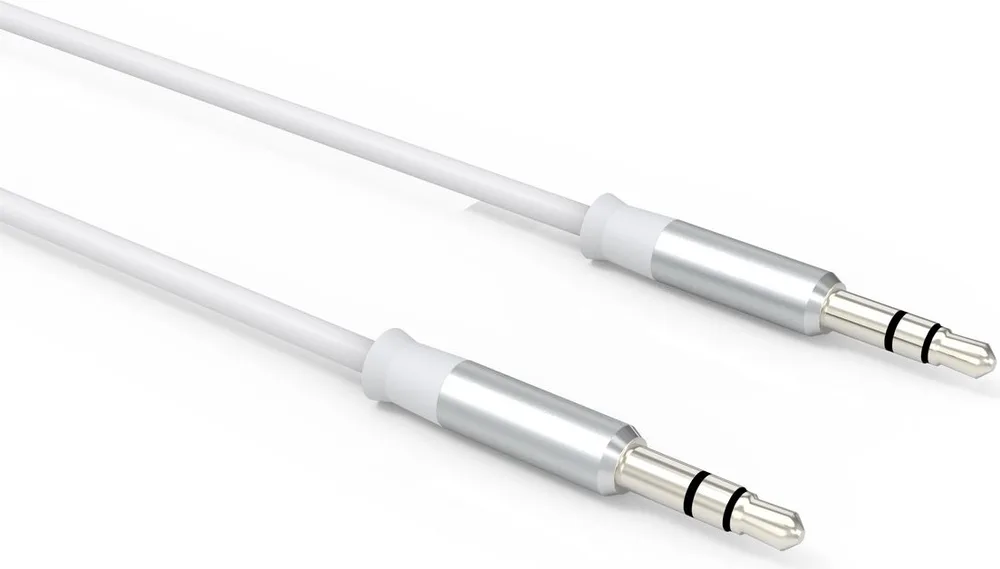 LDNIO καλώδιο ήχου 3.5mm LS-Y02, AUX, 1m, λευκό — εικόνα 2
