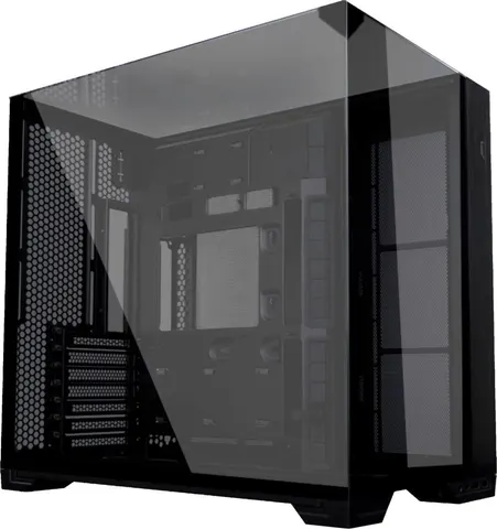 LIAN LI O11 Vision Compact Black - Black EATX(under 280mm)/ATX 2 top panels 360AIO Tower PC Case
