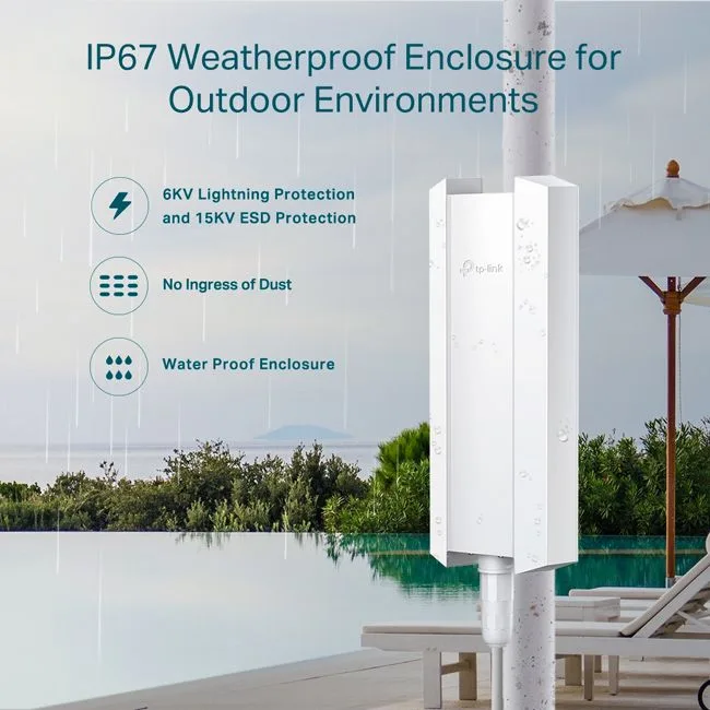 TP-LINK access point EAP650-Outdoor, WiFi 6, Mesh, AX3000, Ver. 1.0 — εικόνα 3