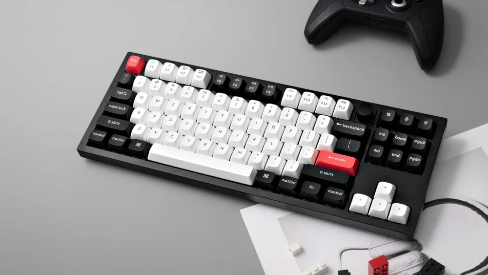 Keychron Q3 HE (Q3H-M1) QMK Wireless Custom Hall Effect Keyboard Purple Switch 80% US Layout — εικόνα 5