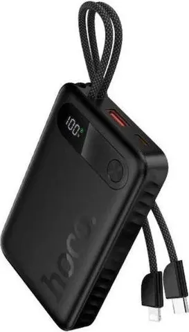 HOCO J171A Edge Powerbank, 20000MAH, PD20W, μαύρο
