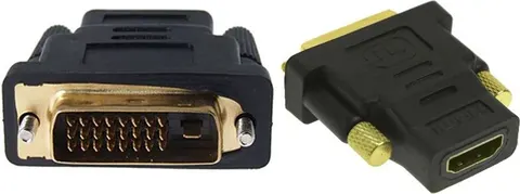 POWERTECH αντάπτορας HDMI θηλυκό σε DVI 24+1 αρσενικό ADA-H003, μαύρος