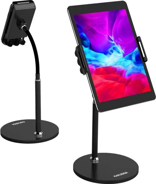 KAKUSIGA επιτραπέζια βάση smartphone/tablet KSC-463, μαύρη — εικόνα 2